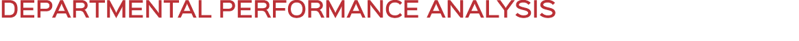 Departmental Performance Analysis