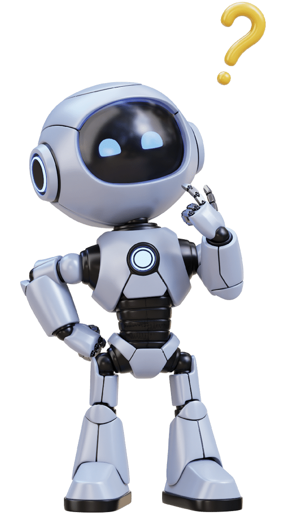 A collection of five adorable. stylized robots showcasing different expressions and actions. perfect for representing artificial intelligence and modern technology