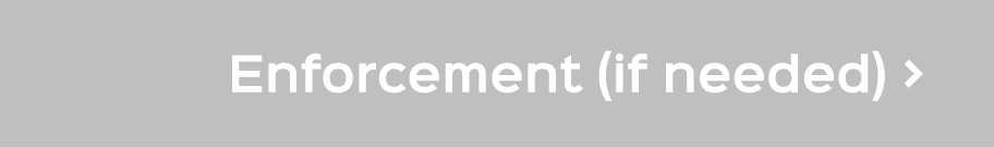 Enforcement (if needed) 