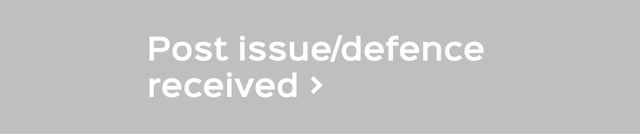 Post issue/defence received 