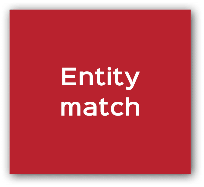 Entity match