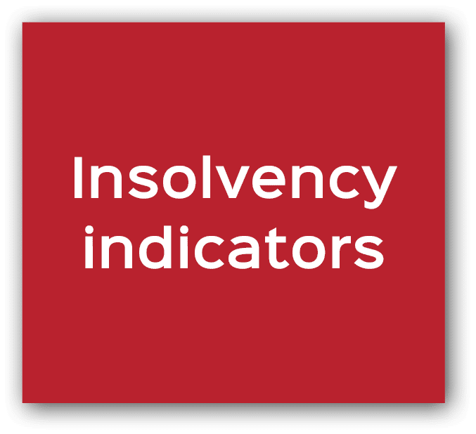 Insolvency indicators