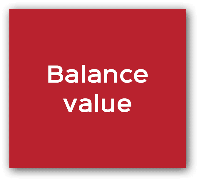 Balance value