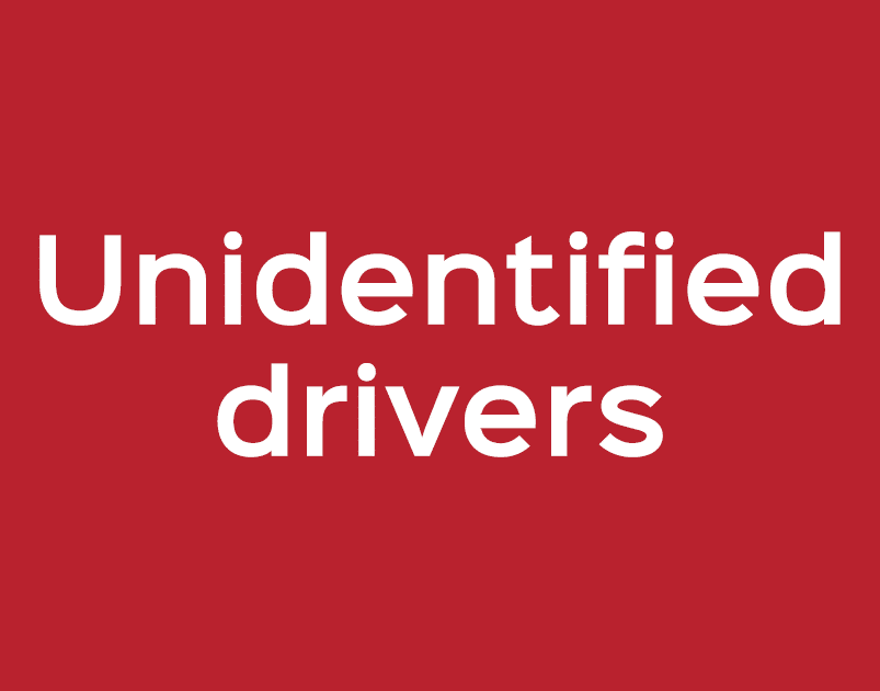 Unidentified drivers