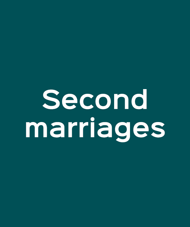 Second marriages 